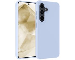 Hoesje - Geschikt voor Samsung Galaxy A56 - Sterk & Shockproof - Hoes Cover - Siliconen Case - Telefoonhoesjes - Lichtblauw