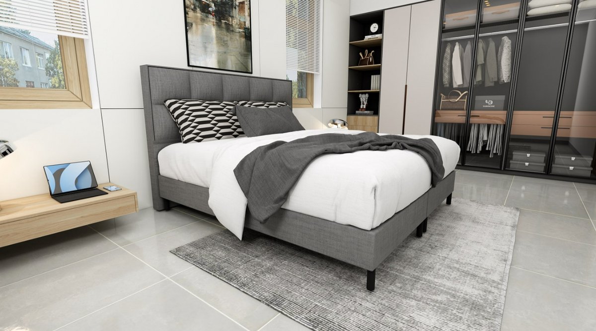 Nessa® - 160x200 Boxspring Rosanna Grijs