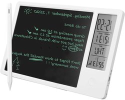 Digitaal Notitieblok - Grafische Tablet Met Tekenpen - Herbruikbare Notitieblok – Ewriter Met digitale Kalender - Paper Tablet – Digitaal Tekenblok – Kladblok – Kantoorbenodigdheden – Wit