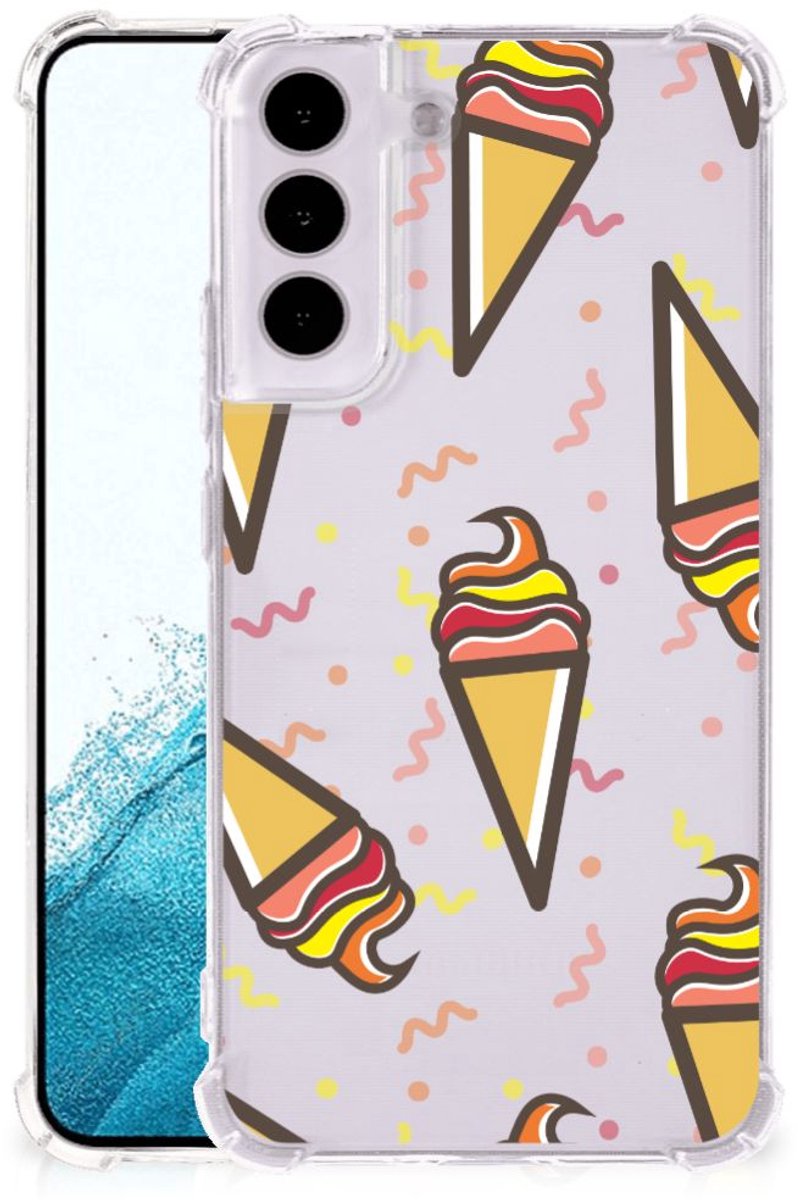 Back Cover voor Samsung Galaxy S22 Beschermhoes Icecream