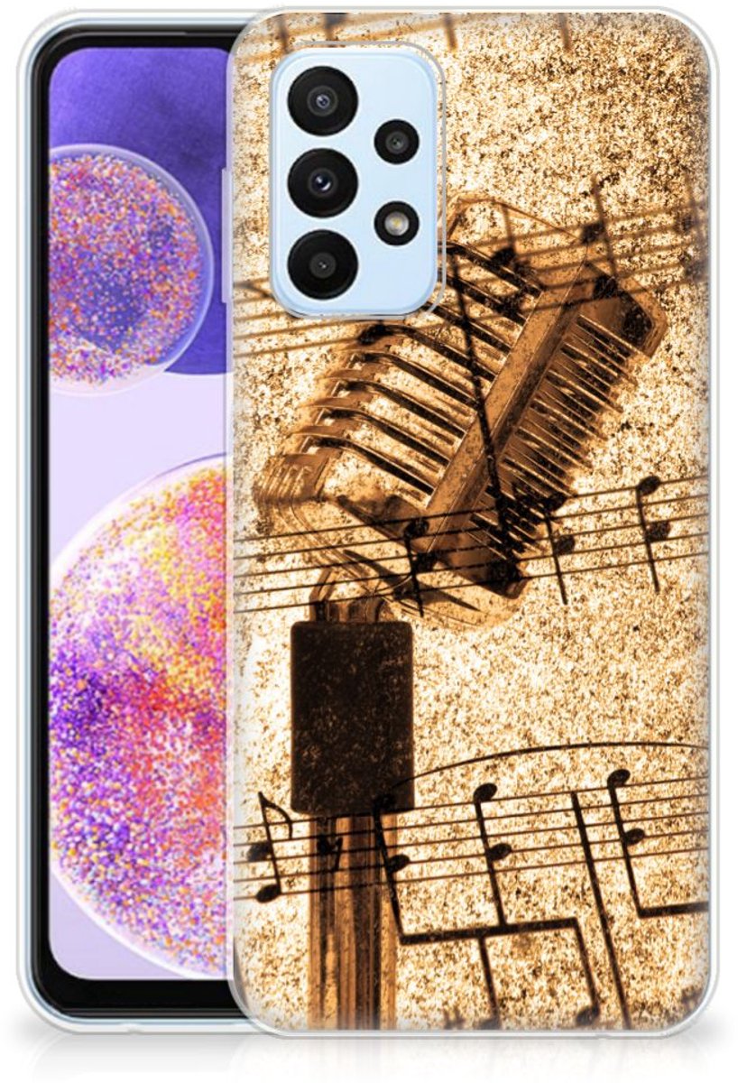 Samsung Galaxy A23 Siliconen Hoesje met foto Bladmuziek