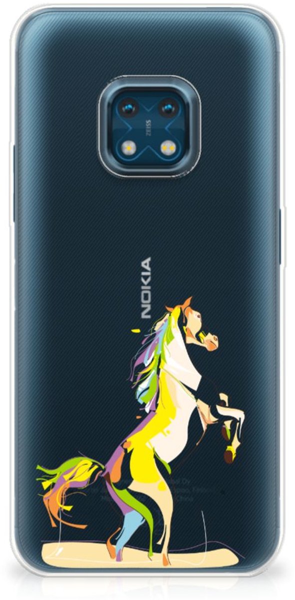 Nokia XR20 Telefoonhoesje met Naam Horse Color