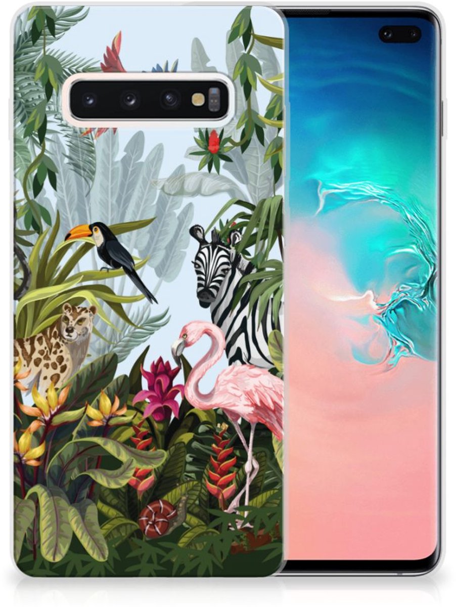 TPU Hoesje voor Samsung Galaxy S10 Plus Jungle