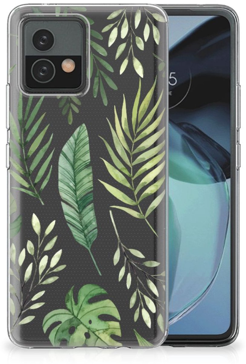 Motorola Moto G72 TPU Case Leaves