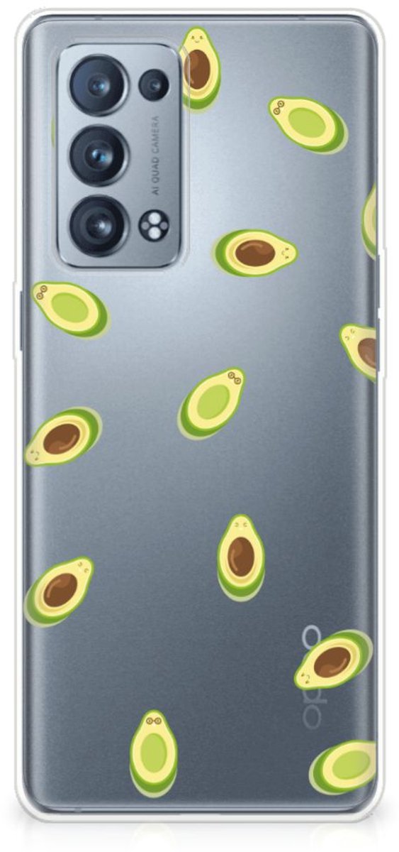 TPU Hoesje voor OPPO Reno 6 Pro Plus 5G Siliconen Case Avocado