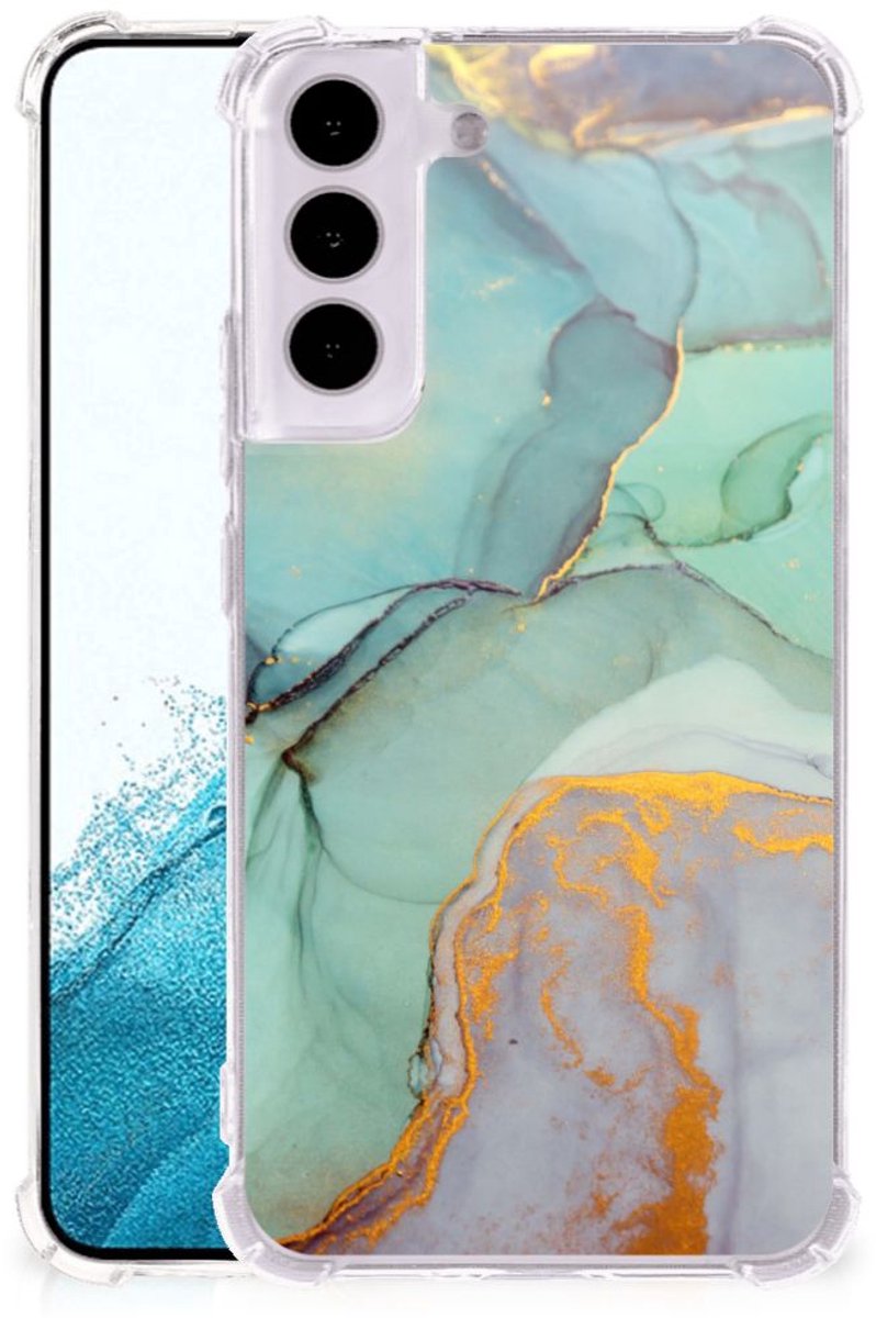 Back Cover voor Samsung Galaxy S22 Watercolor Mix
