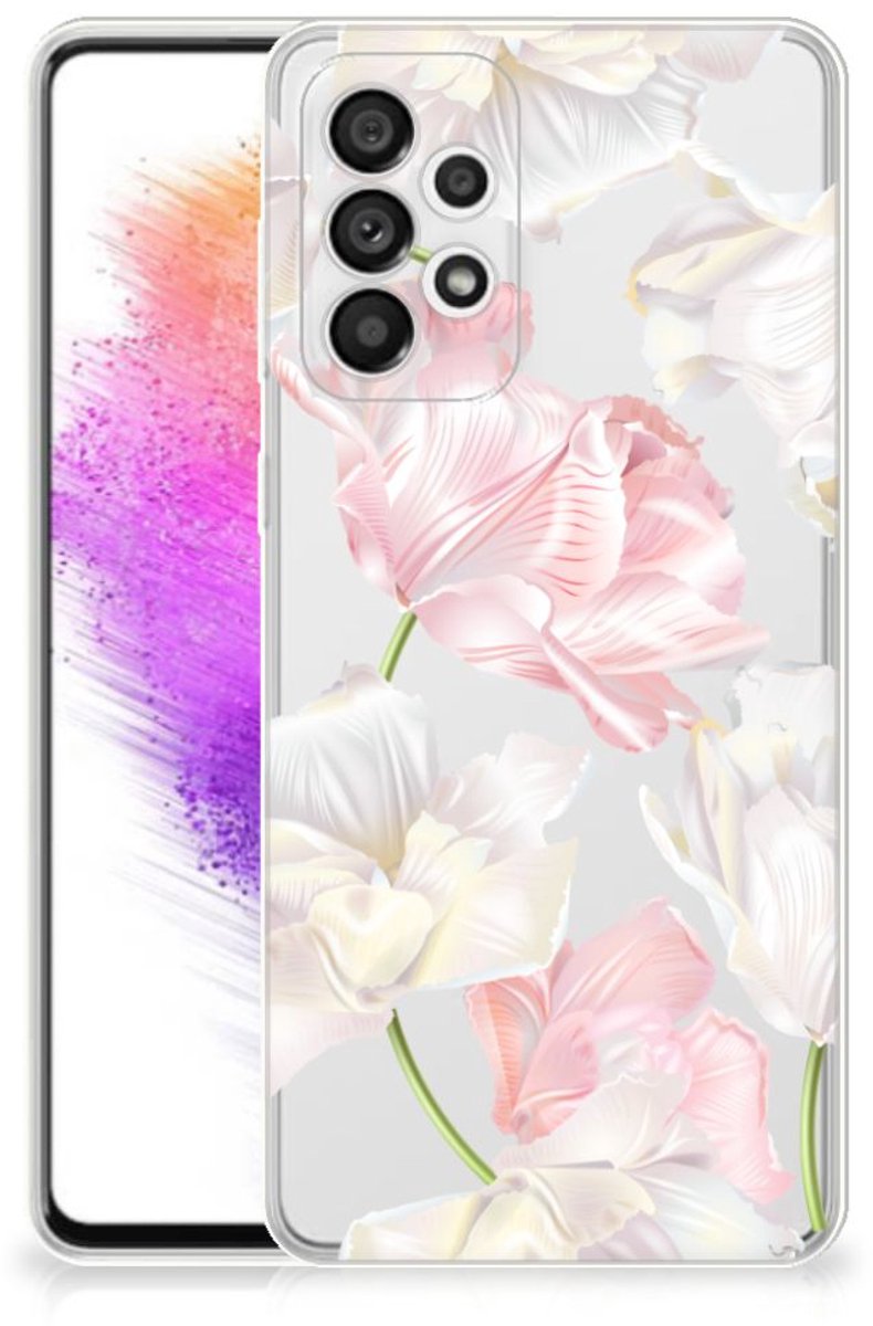Samsung Galaxy A73 5G TPU Case Lovely Flowers