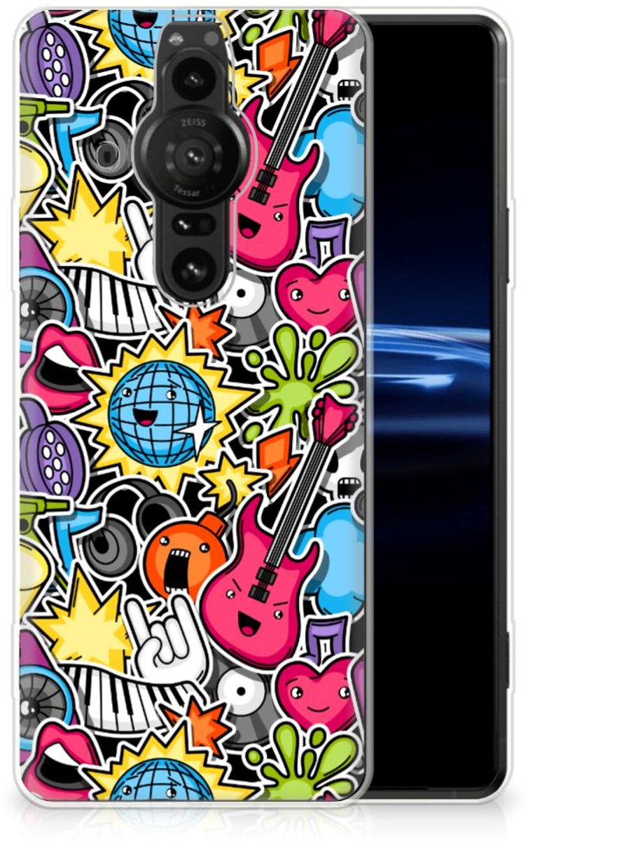 Sony Xperia Pro-I Silicone Back Cover Punk Rock