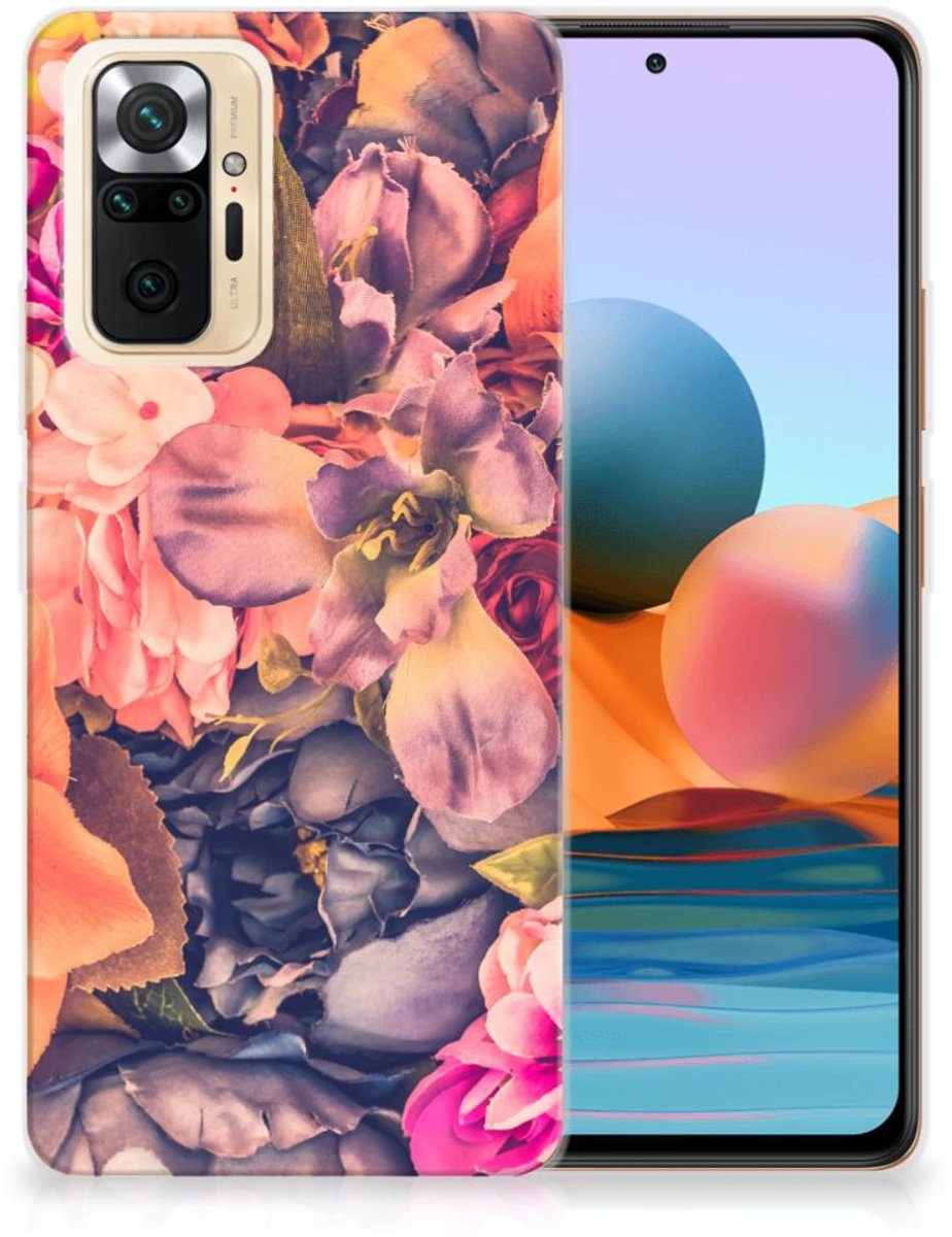 Xiaomi Redmi Note 10 Pro TPU Case Bosje Bloemen