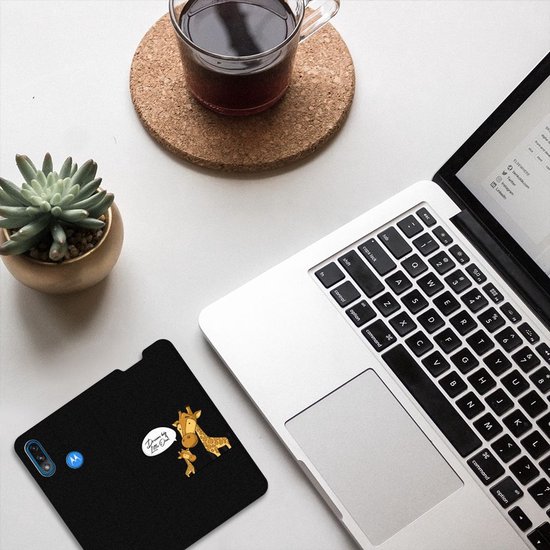 Coque pour téléphone portable Motorola Moto E7i Power Wallet Case Girafe