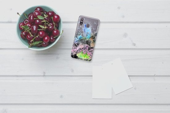 Coque pour Samsung Galaxy M30 TPU Bumper Silicone Étui Housse Oiseau