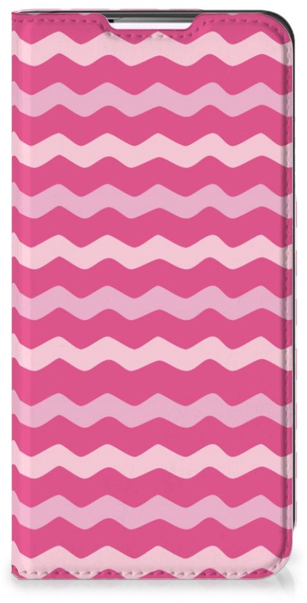 Samsung Galaxy S22 Plus Hoesje met Magneet Waves Pink