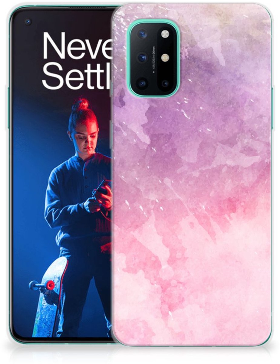 Hoesje maken OnePlus 8T Pink Purple Paint