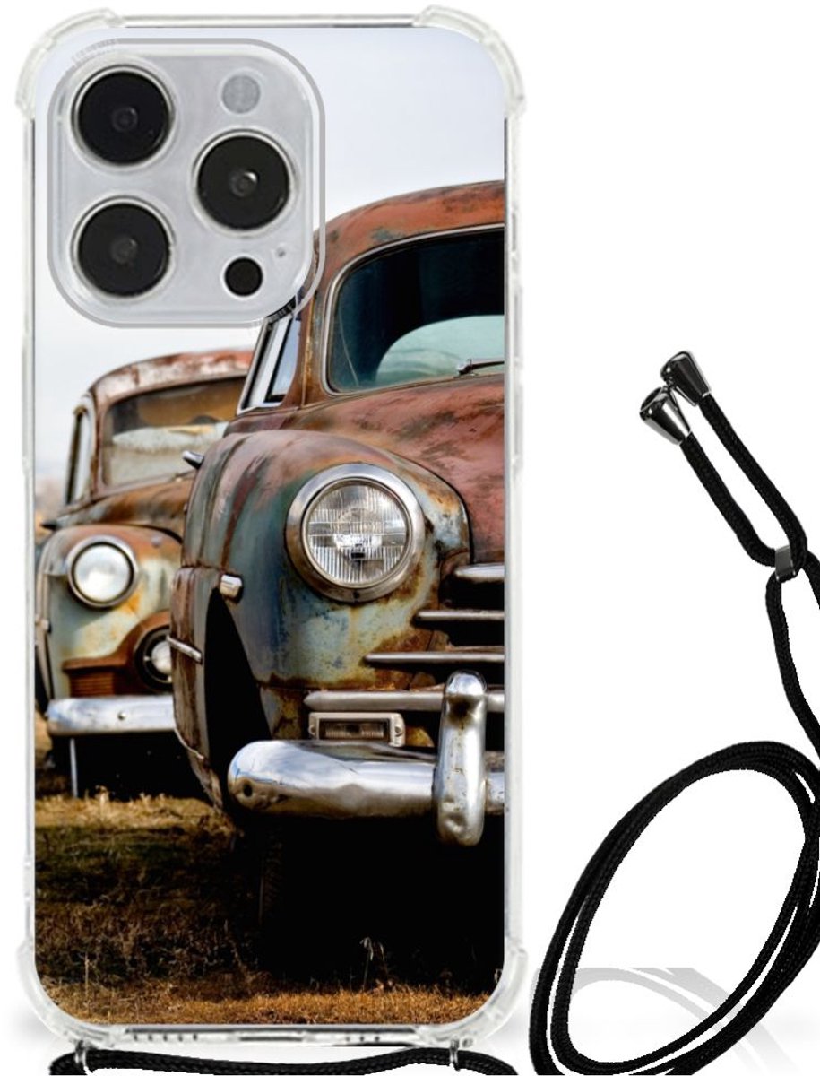 iPhone 14 Pro Anti-shock Hoesje met foto Vintage Auto