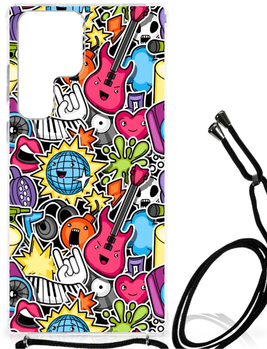 Samsung Galaxy S23 Ultra Anti Shock Bumper Case Punk Rock