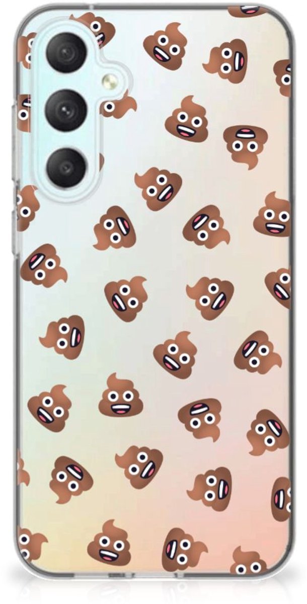 TPU bumper voor Samsung Galaxy S23 FE Poep Emojis