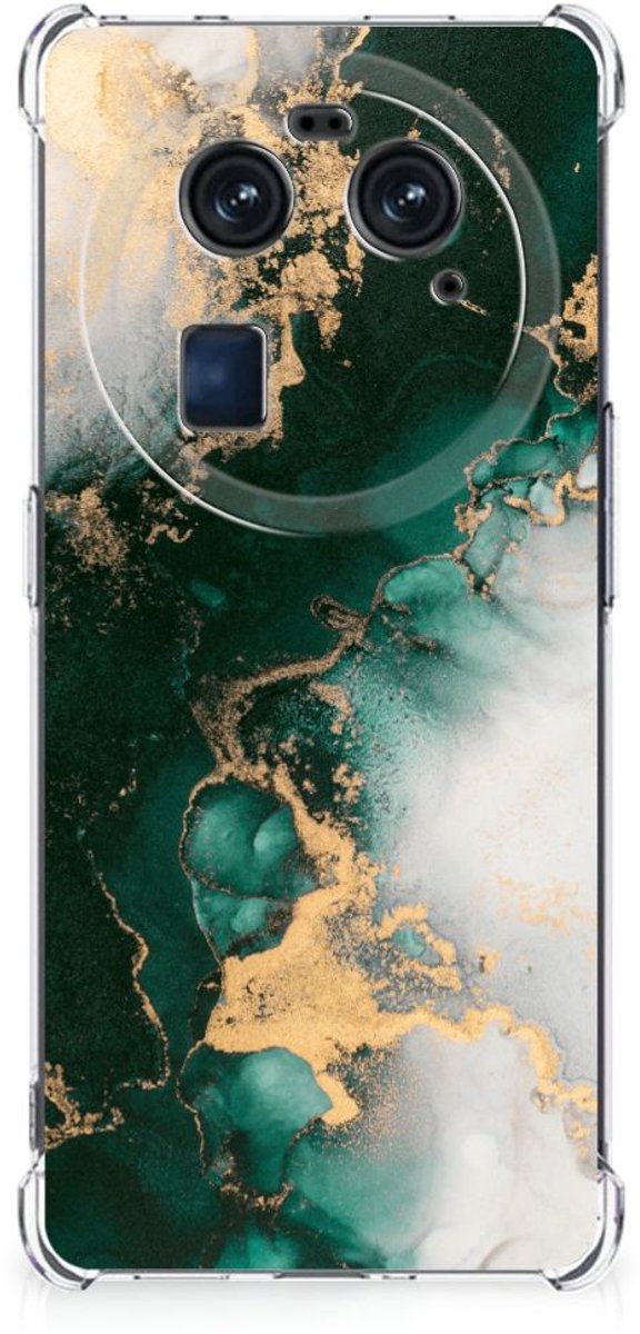 Anti-Shock Hoesje voor OPPO Find X6 Marmer Groen