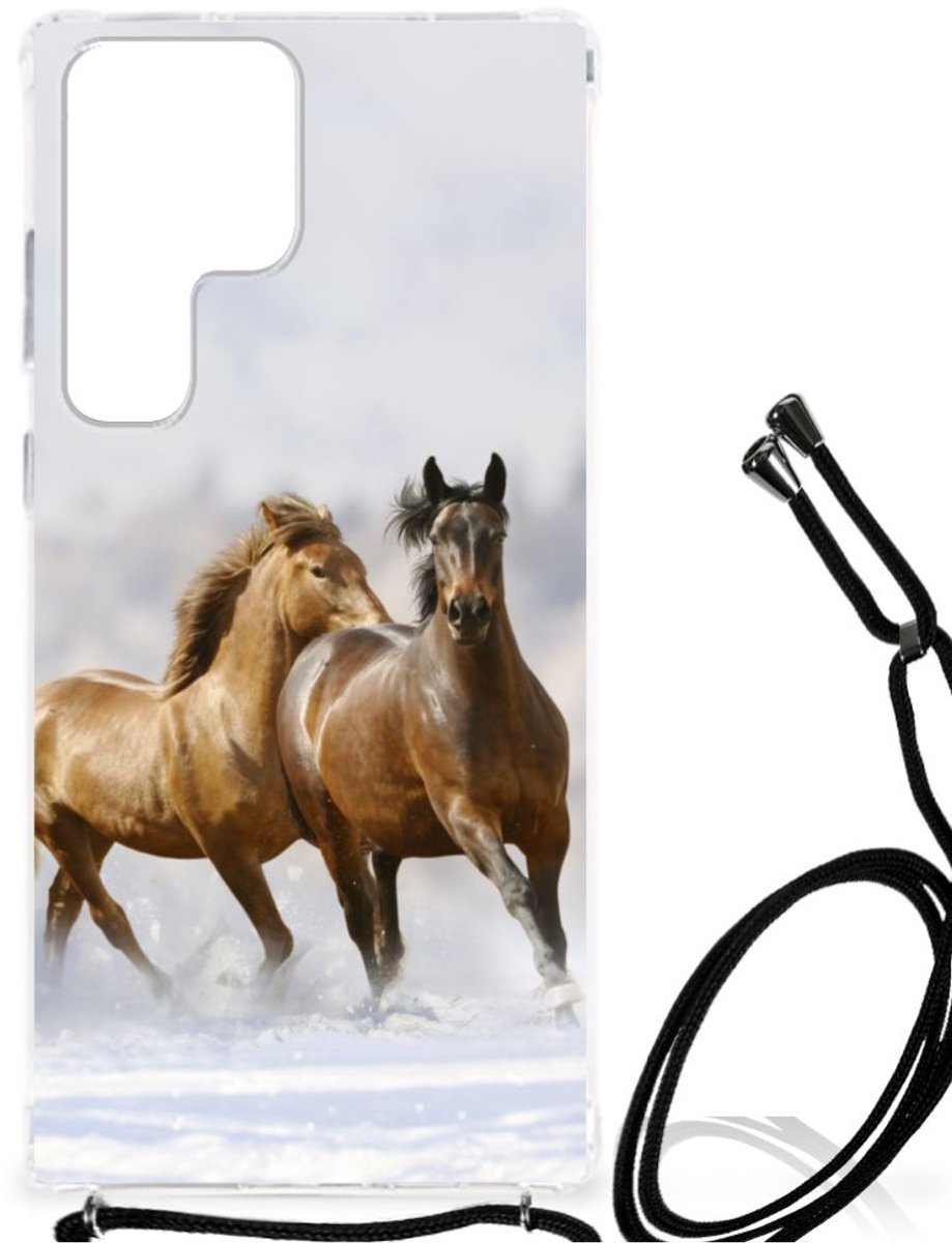 Samsung Galaxy S23 Ultra Case Anti-shock Paarden