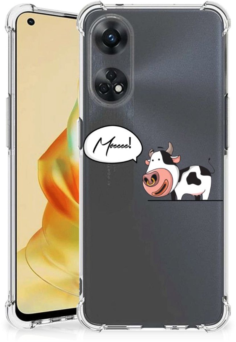 OPPO Reno8 T 4G Stevig Bumper Hoesje Cheeky Cow