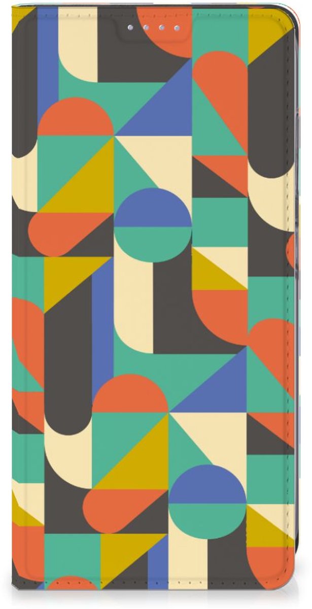 Samsung Galaxy S24 Plus Hoesje met Magneet Funky Retro