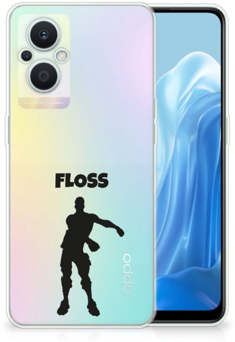 OPPO Reno8 Lite Telefoonhoesje met Naam Floss