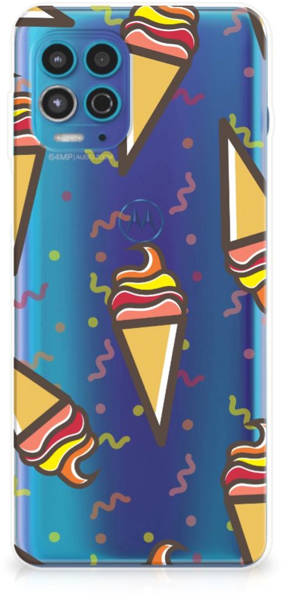 Motorola Moto G100 Siliconen Case Icecream
