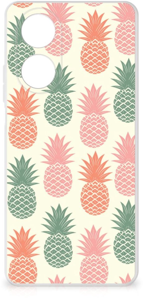 TPU Hoesje voor OPPO A58 4G Siliconen Case Ananas
