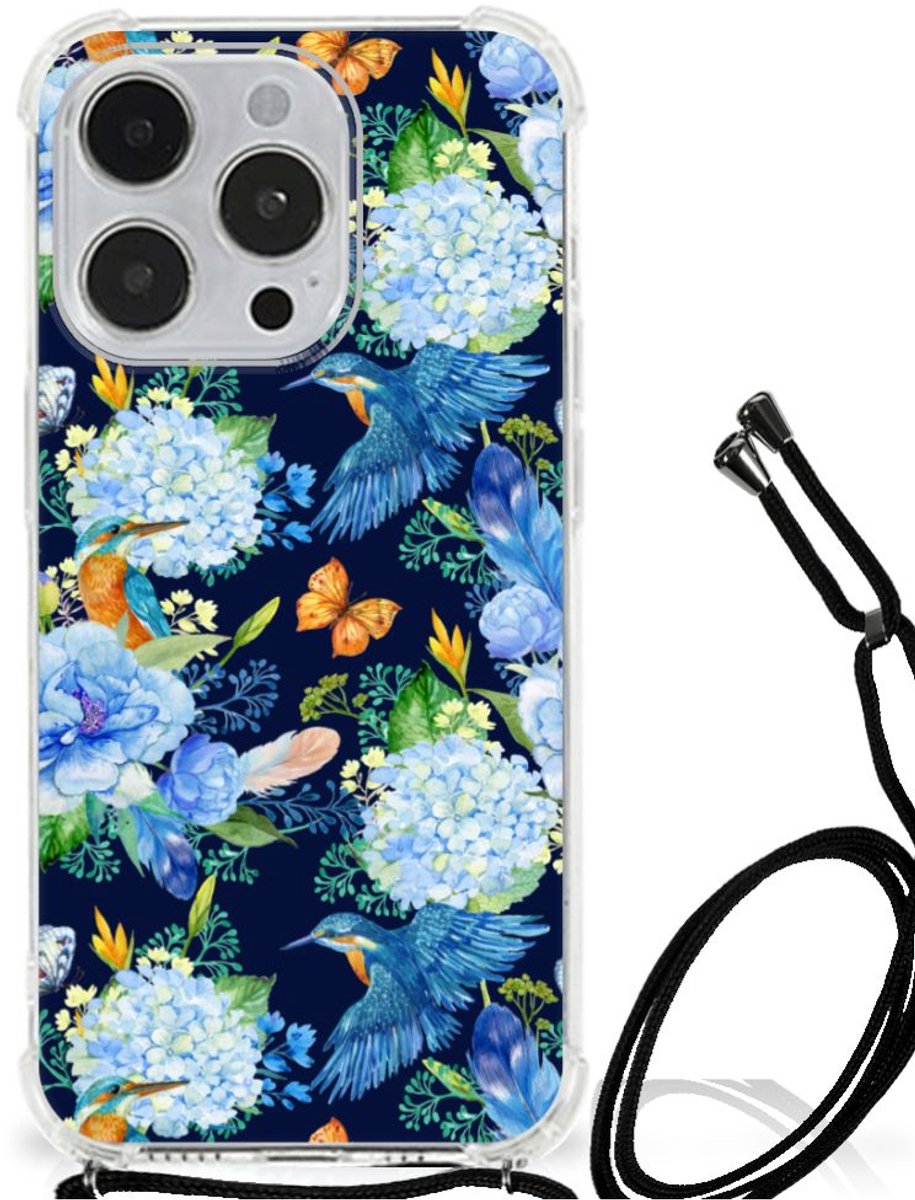 Case Anti-shock voor iPhone 14 Pro IJsvogel