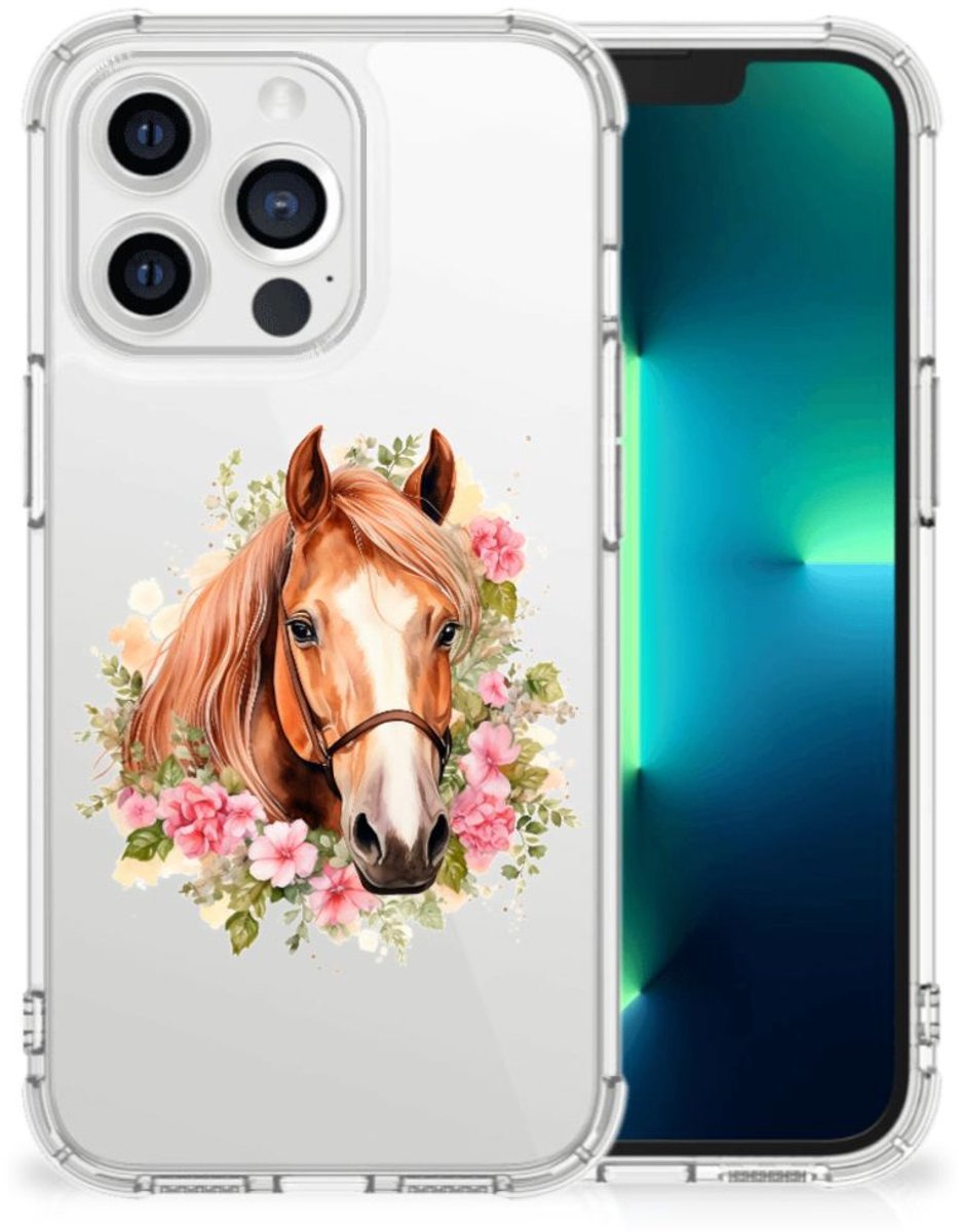 Case Anti-shock voor Apple iPhone 13 Pro Paard