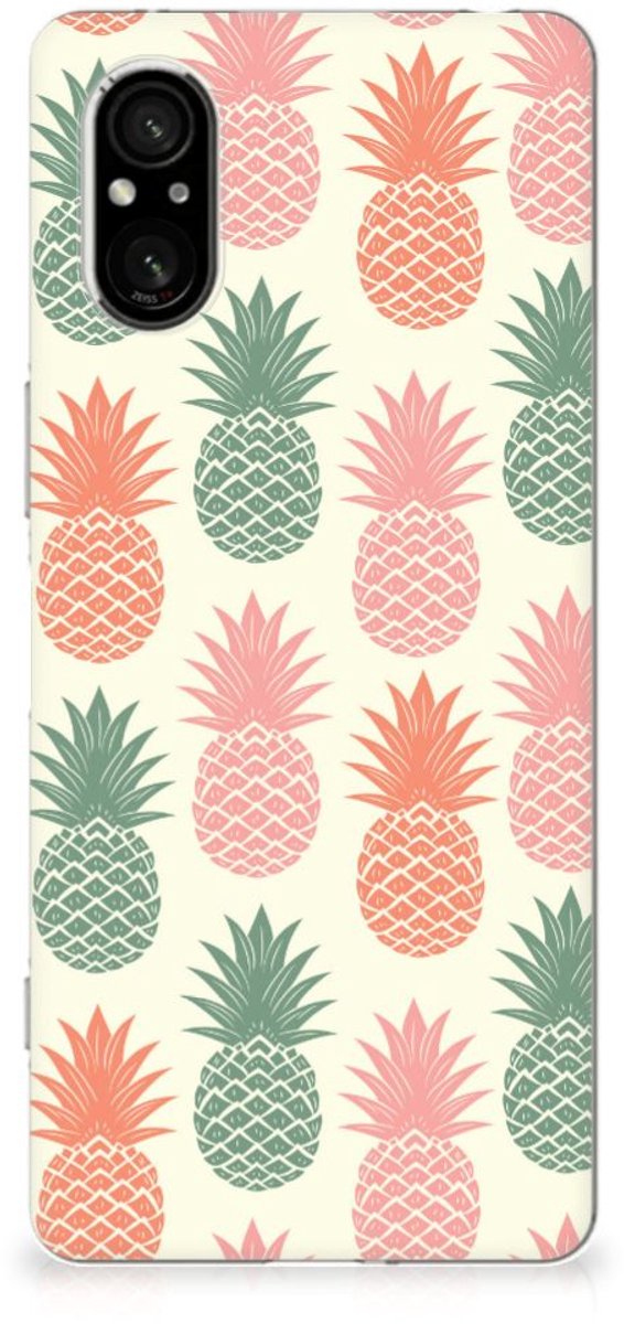 Sony Xperia 5 V Siliconen Case Ananas