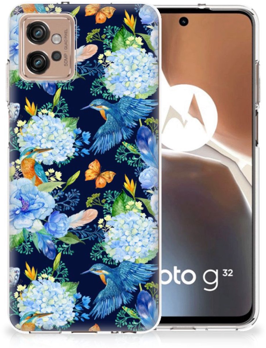 TPU Hoesje voor Motorola Moto G32 IJsvogel