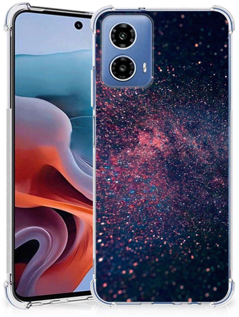 Motorola Moto G34 Shockproof Case Stars