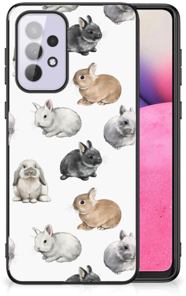 Dierenprint Telefoonhoesje voor Samsung Galaxy A33 5G Konijntjes