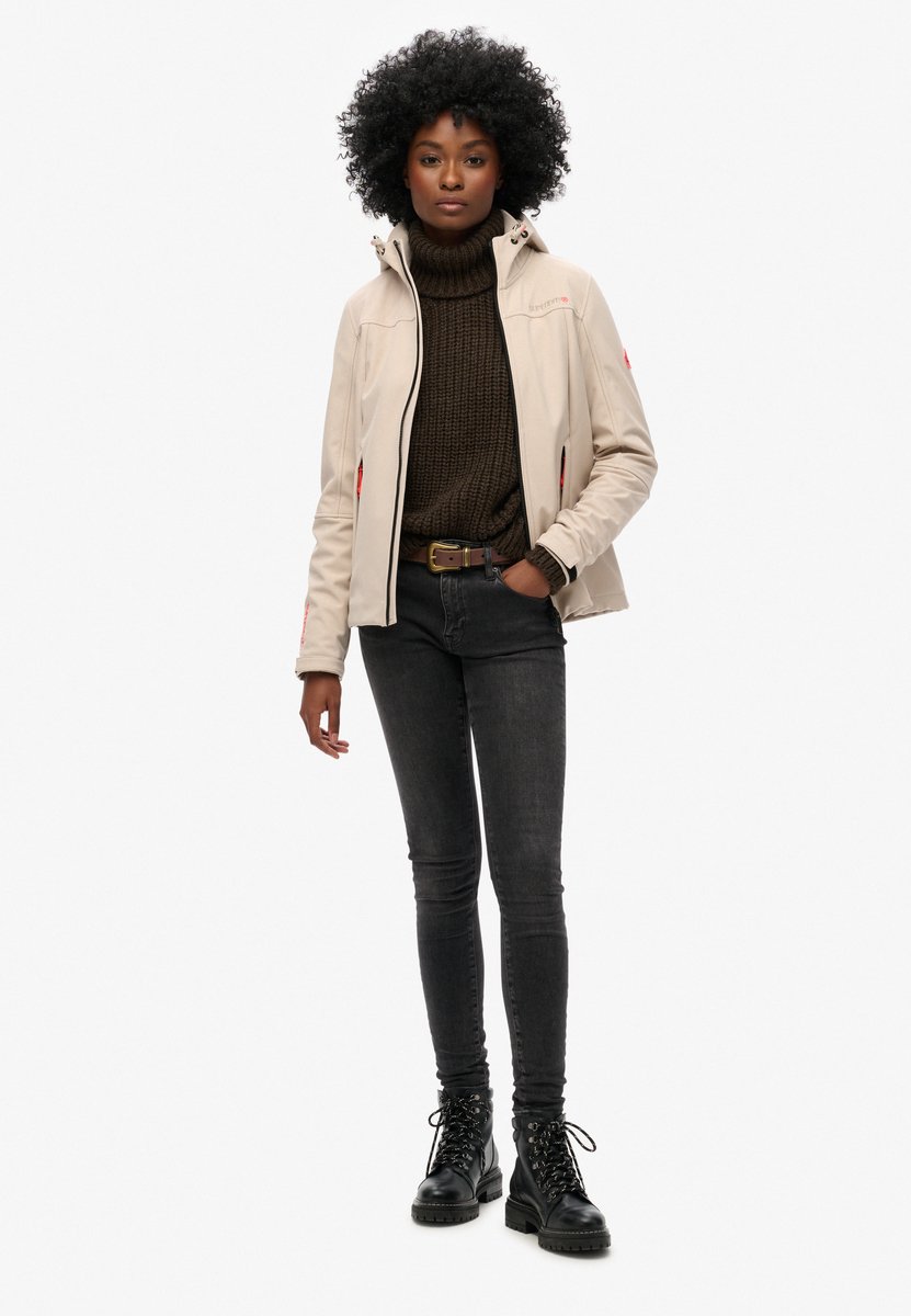 Superdry Klassieke Trekker-jas met capuchon Dames Grijs