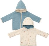 Veste réversible Little Dutch - Taille 74 - Blue pierre