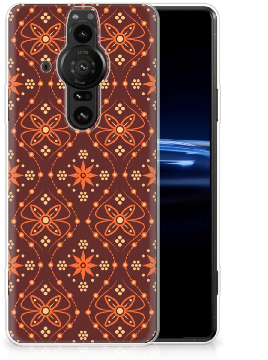 Sony Xperia Pro-I TPU bumper Batik Brown