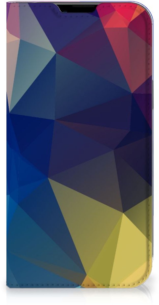 Apple iPhone 14 Plus Stand Case Polygon Dark