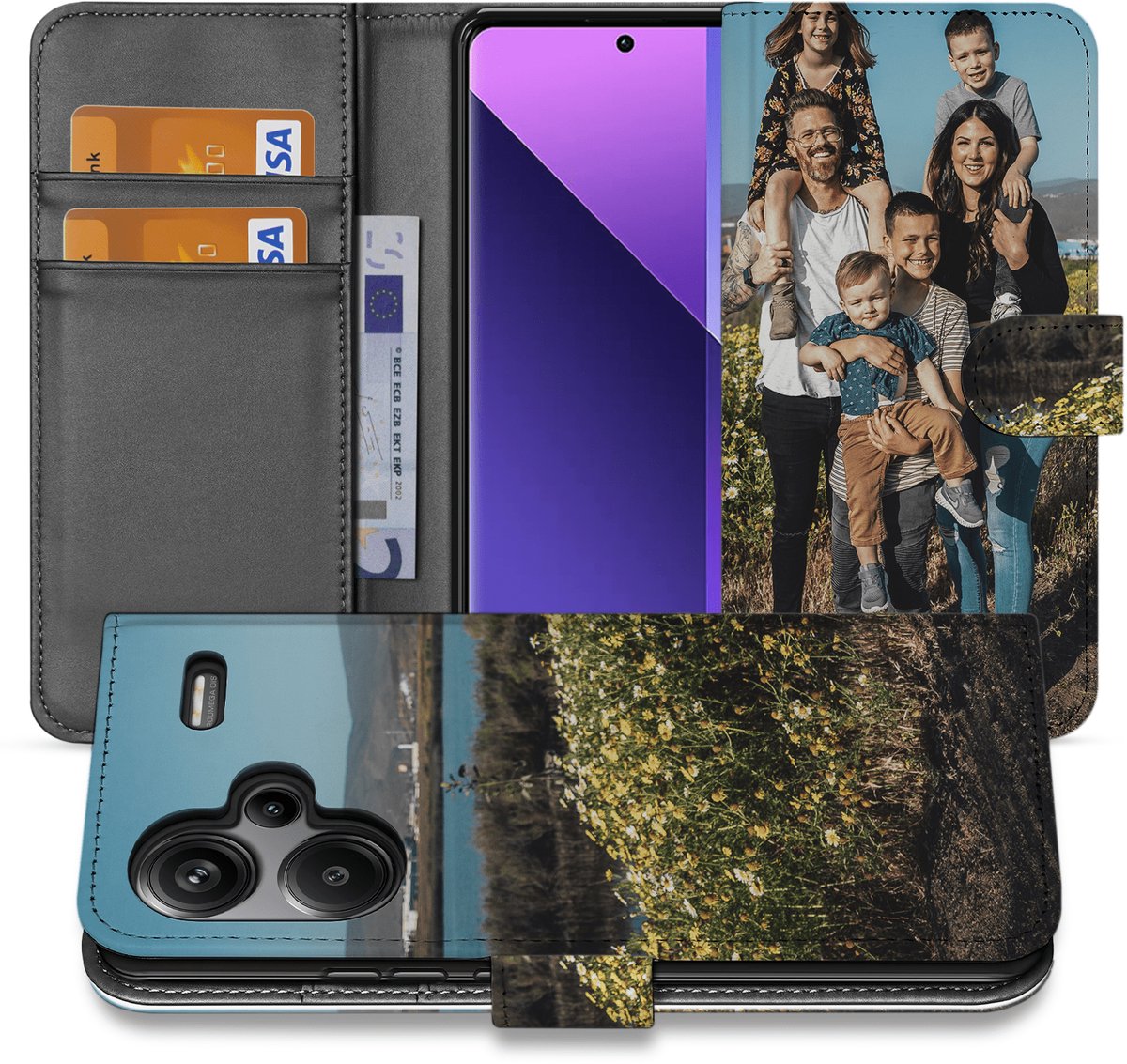 Boekhoesje voor Book Case Hoesje Maken voor de Xiaomi Redmi Note 13 Pro Plus