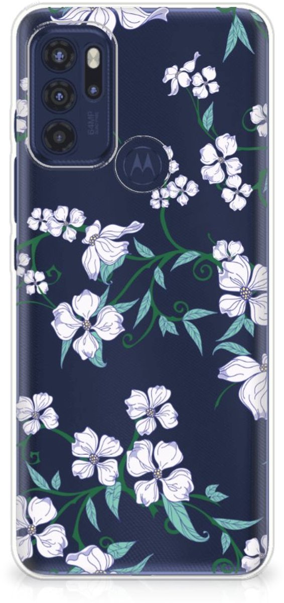 Motorola Moto G60s Uniek TPU Case Blossom White