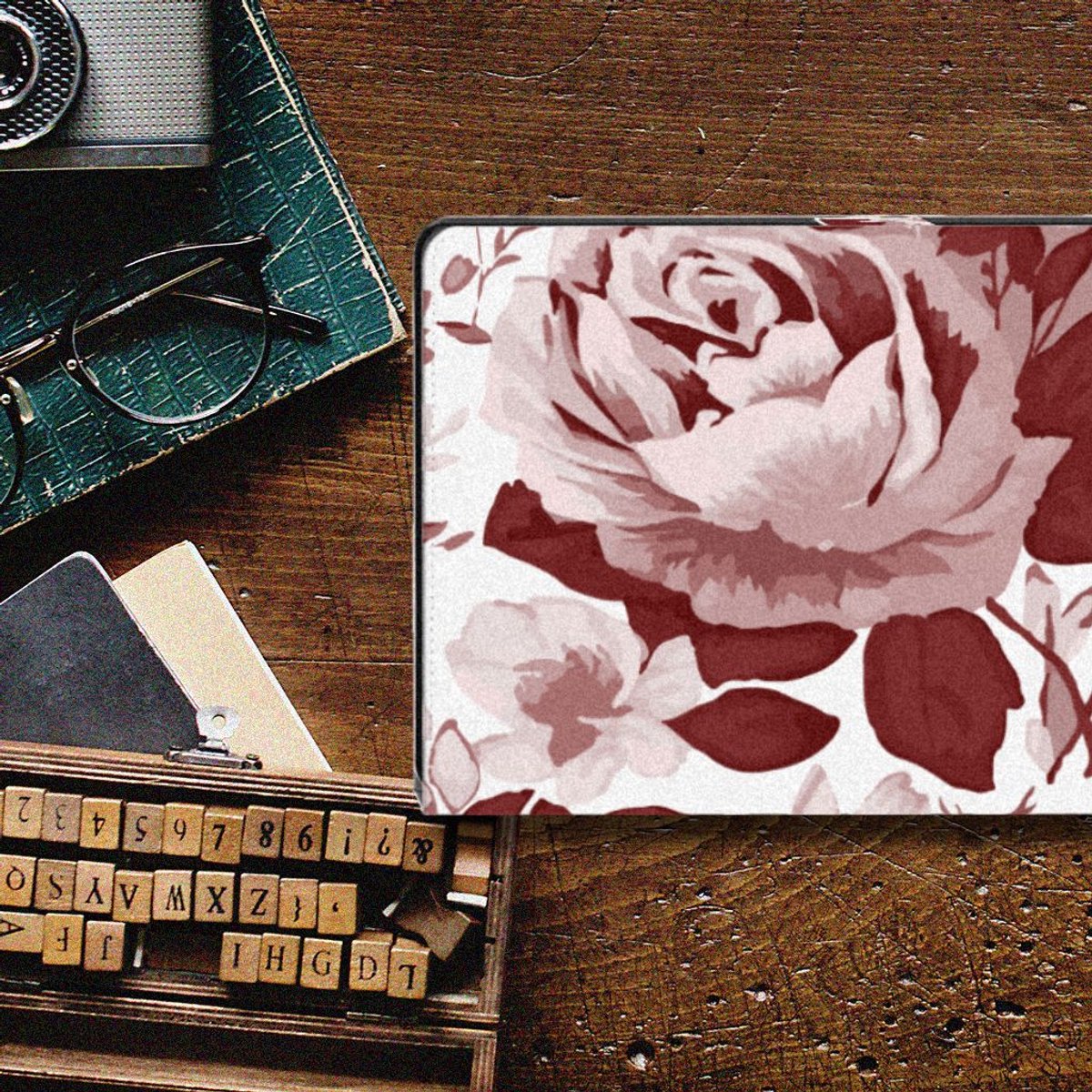Hoes Samsung Galaxy Tab A8 2021/2022 Watercolor Flowers