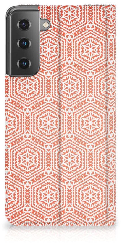 Étui Smartphone Samsung Galaxy S21 Motif Étui Mobile Orange