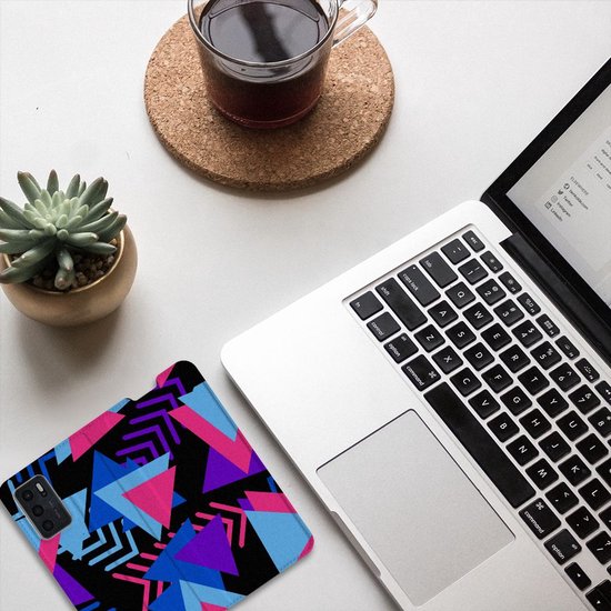 Étui de support OPPO A16 | A16 | Coque de téléphone A54s Funky Triangle