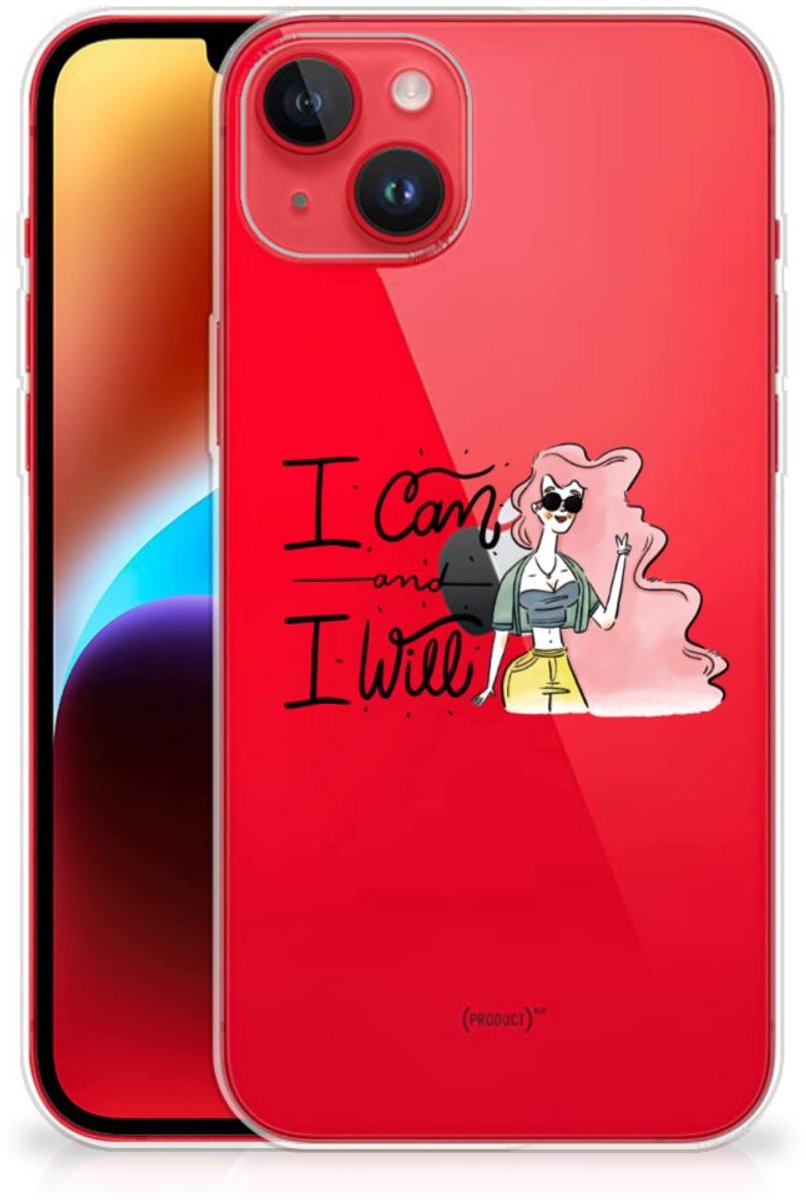 iPhone 14 Plus Telefoonhoesje met Naam i Can