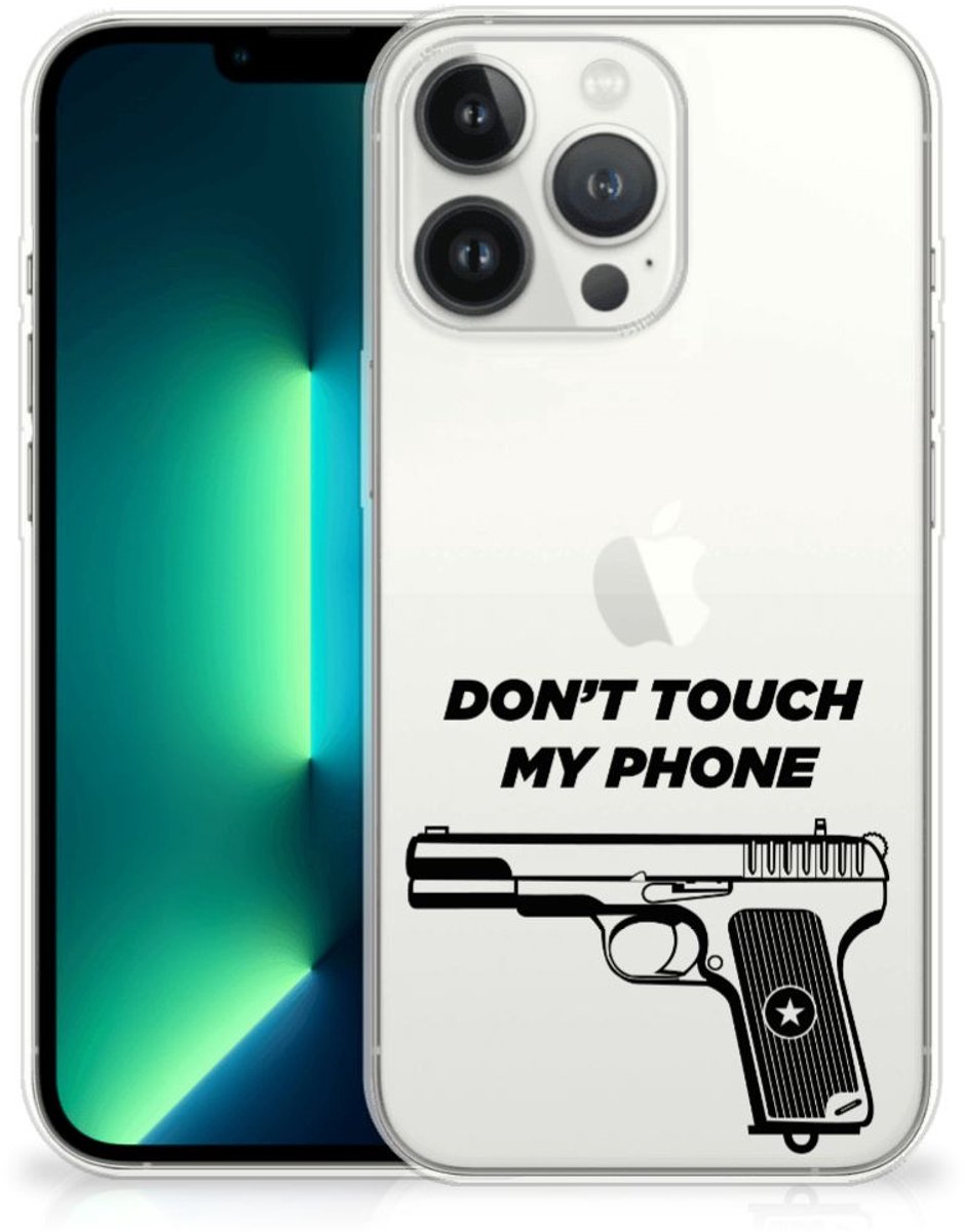 iPhone 13 Pro Max Silicone-hoesje Pistol DTMP