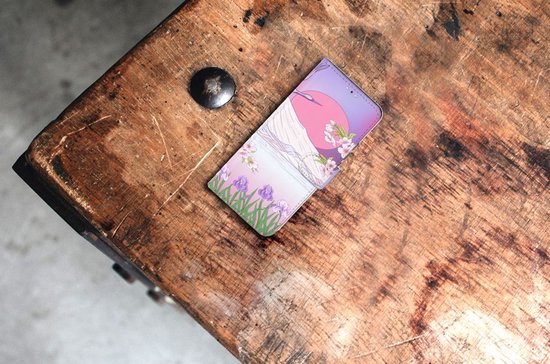 Étui style livre Samsung Galaxy S22 Plus Smartphone Cover Gifts for Women Bird Flying