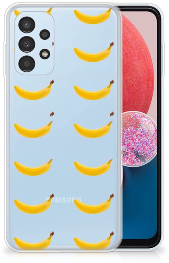 Coque arrière en silicone pour Samsung Galaxy A13 4G avec nom banane