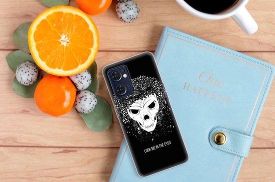Pare- Bumper en TPU OPPO Reno 7 5G | Trouver l'étui pour smartphone X5 Lite Skull Hair