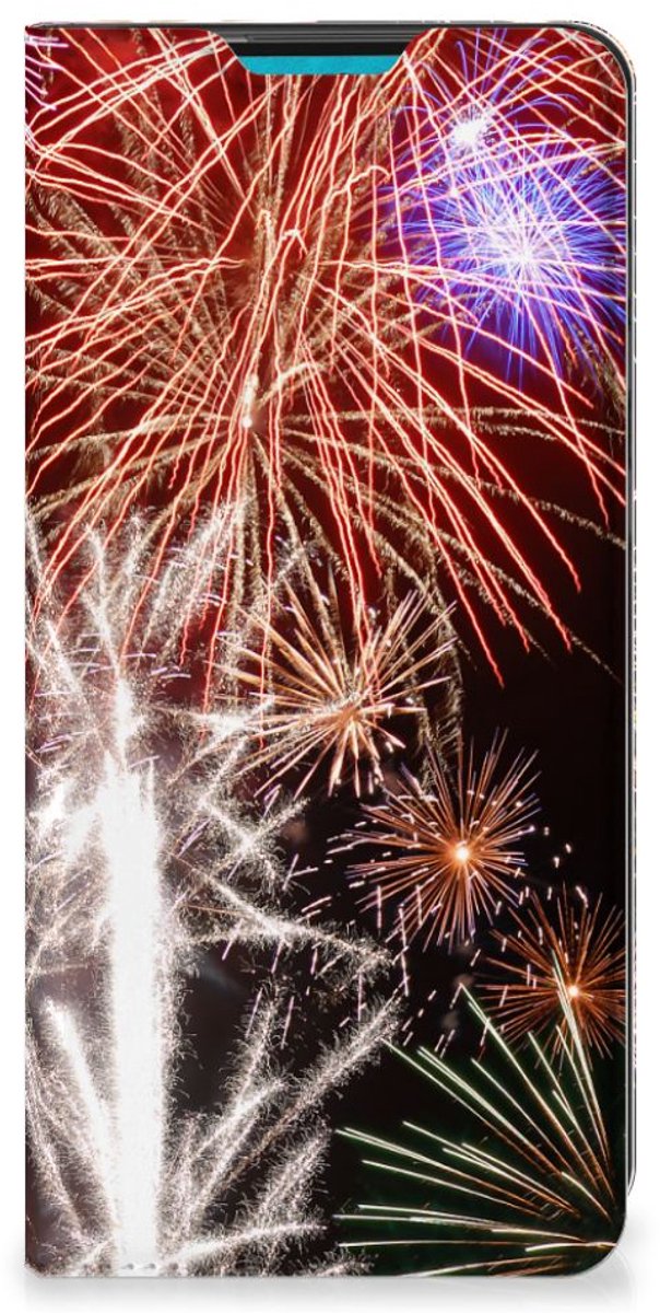 Samsung Galaxy A73 Hippe Standcase Vuurwerk