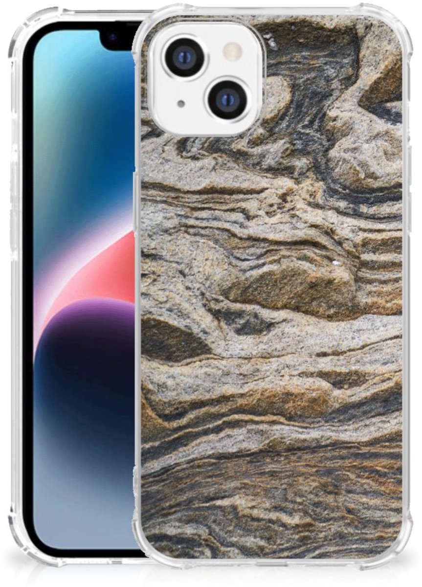 Apple iPhone 14 Plus Anti-Shock Hoesje Steen