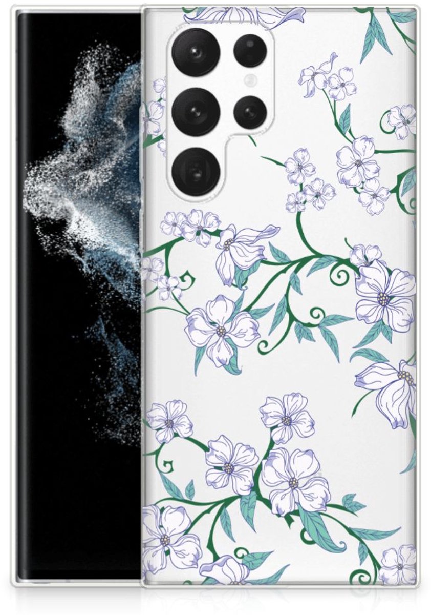 Samsung Galaxy S22 Ultra Uniek TPU Case Blossom White